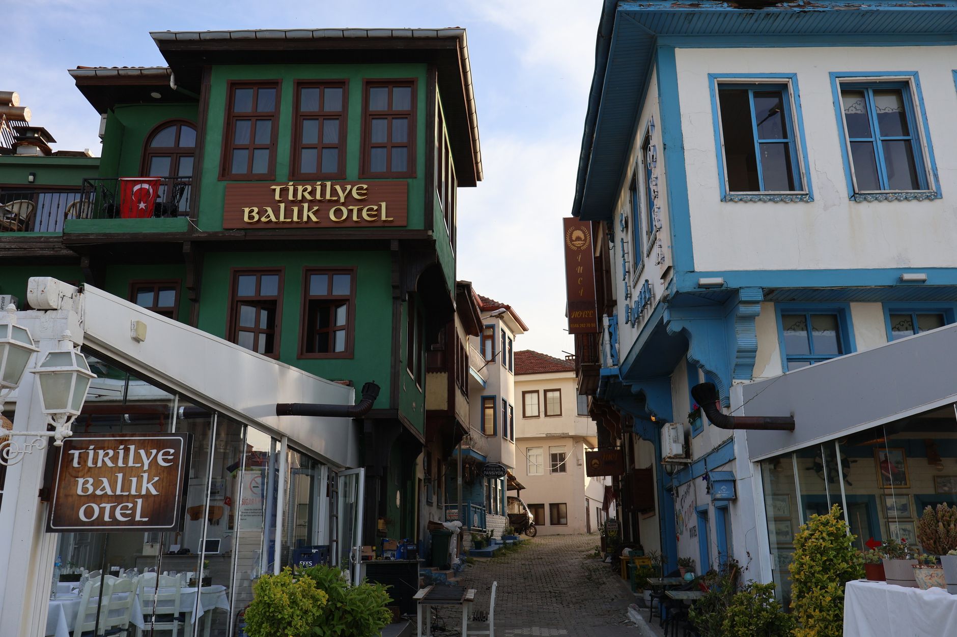 Türkiye'de Akdeniz kıyısında satılık butik otel ve turistik tesis görünümü
